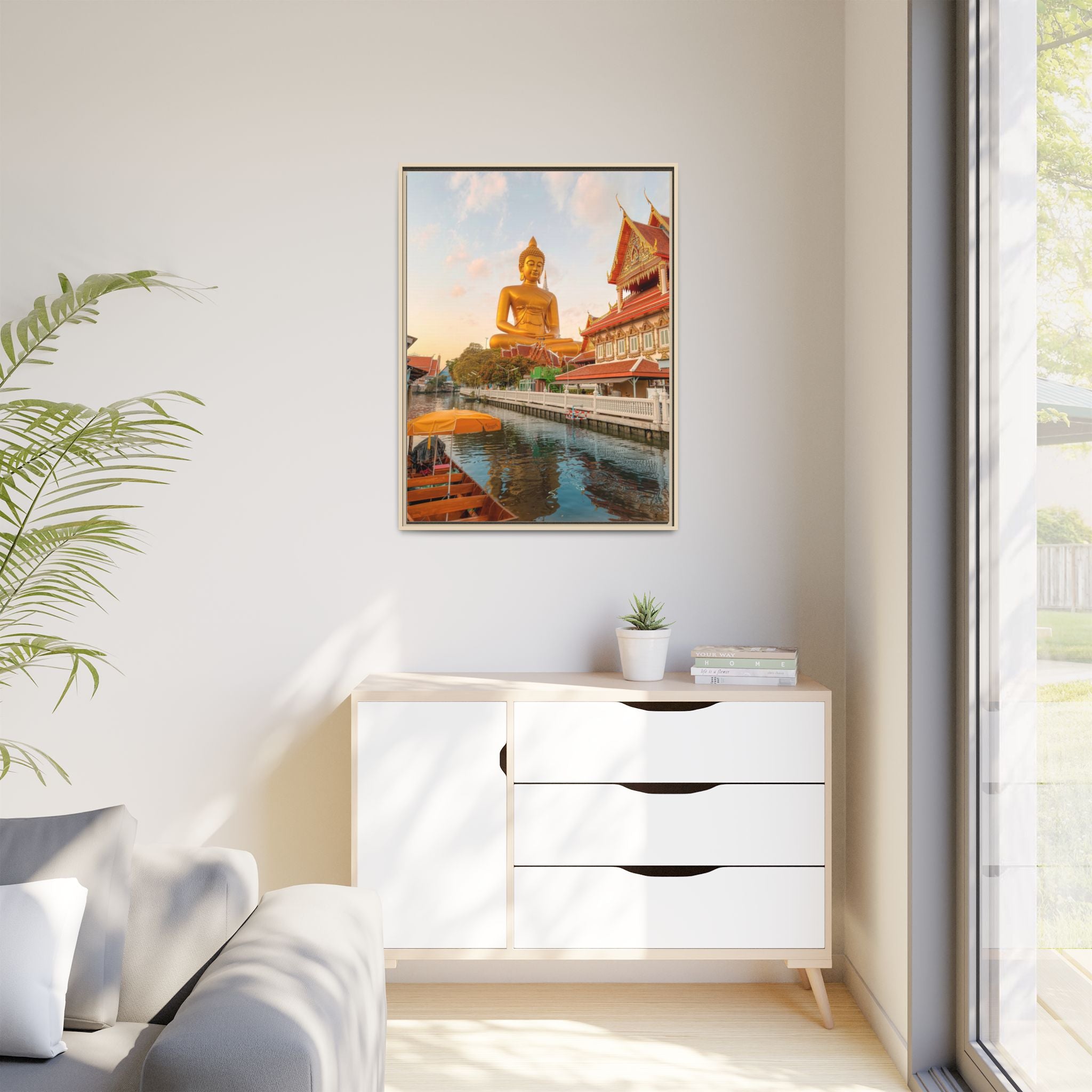 The Golden Buddha - Canvas