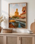 The Golden Buddha - Canvas