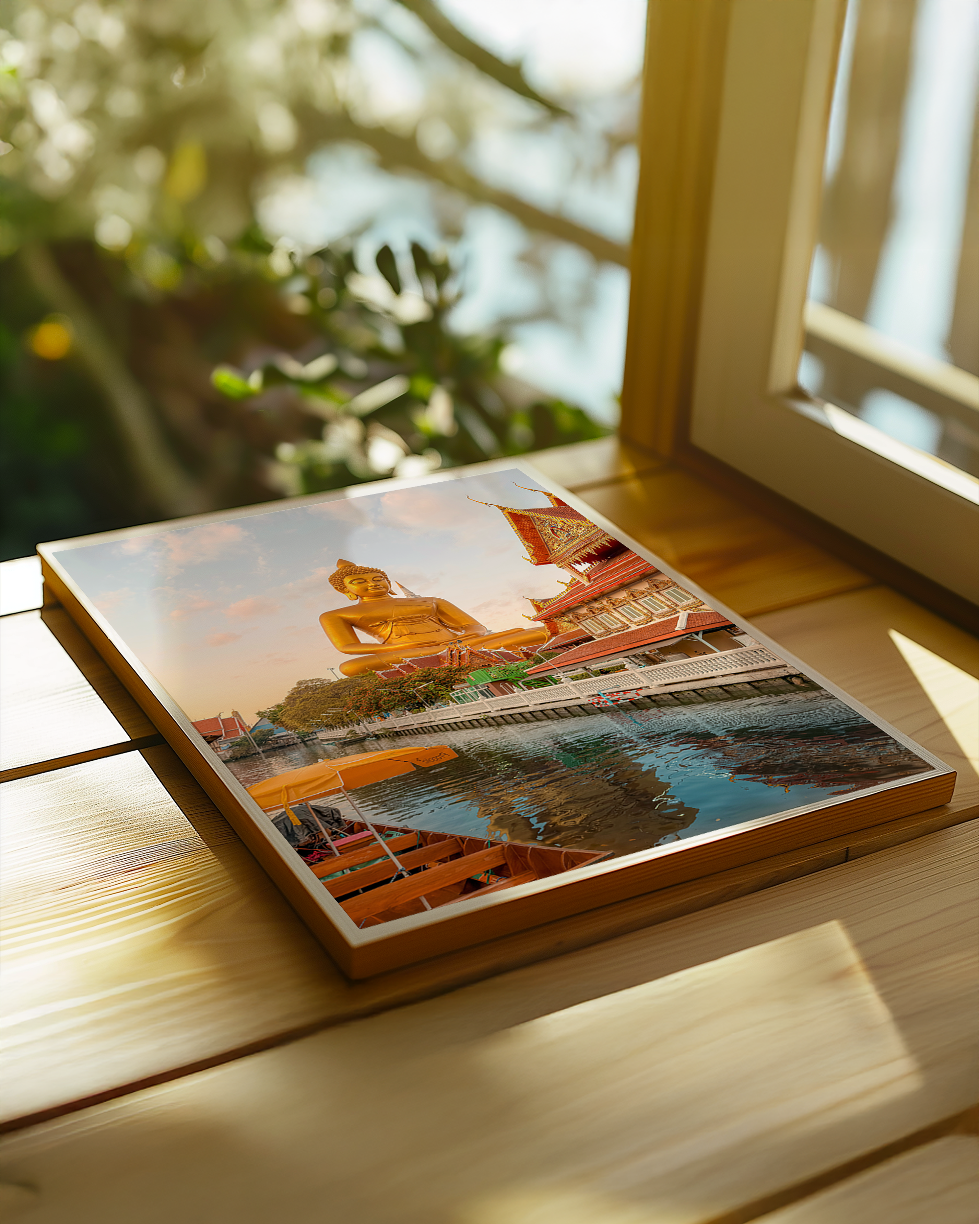 The Golden Buddha - Canvas