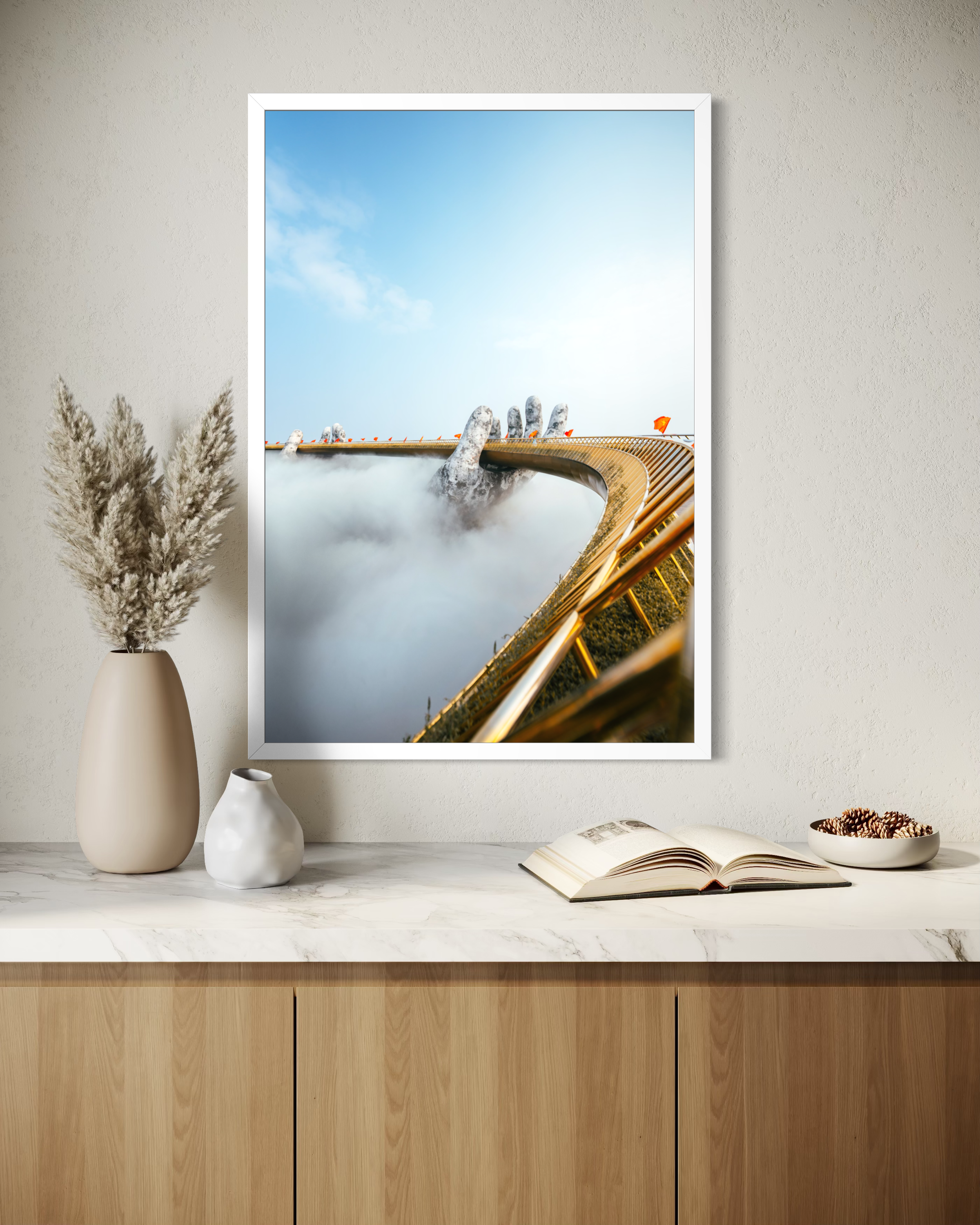 The Golden Bridge of DaNang - Frame